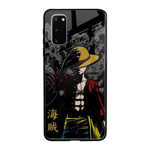 Dark Luffy Samsung Galaxy S20 Glass Back Cover Online