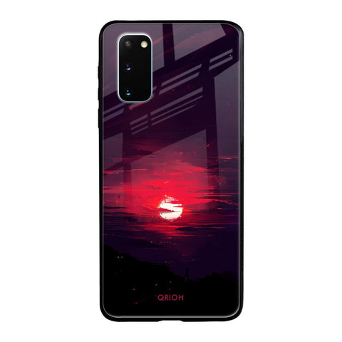 Morning Red Sky Samsung Galaxy S20 Glass Cases & Covers Online