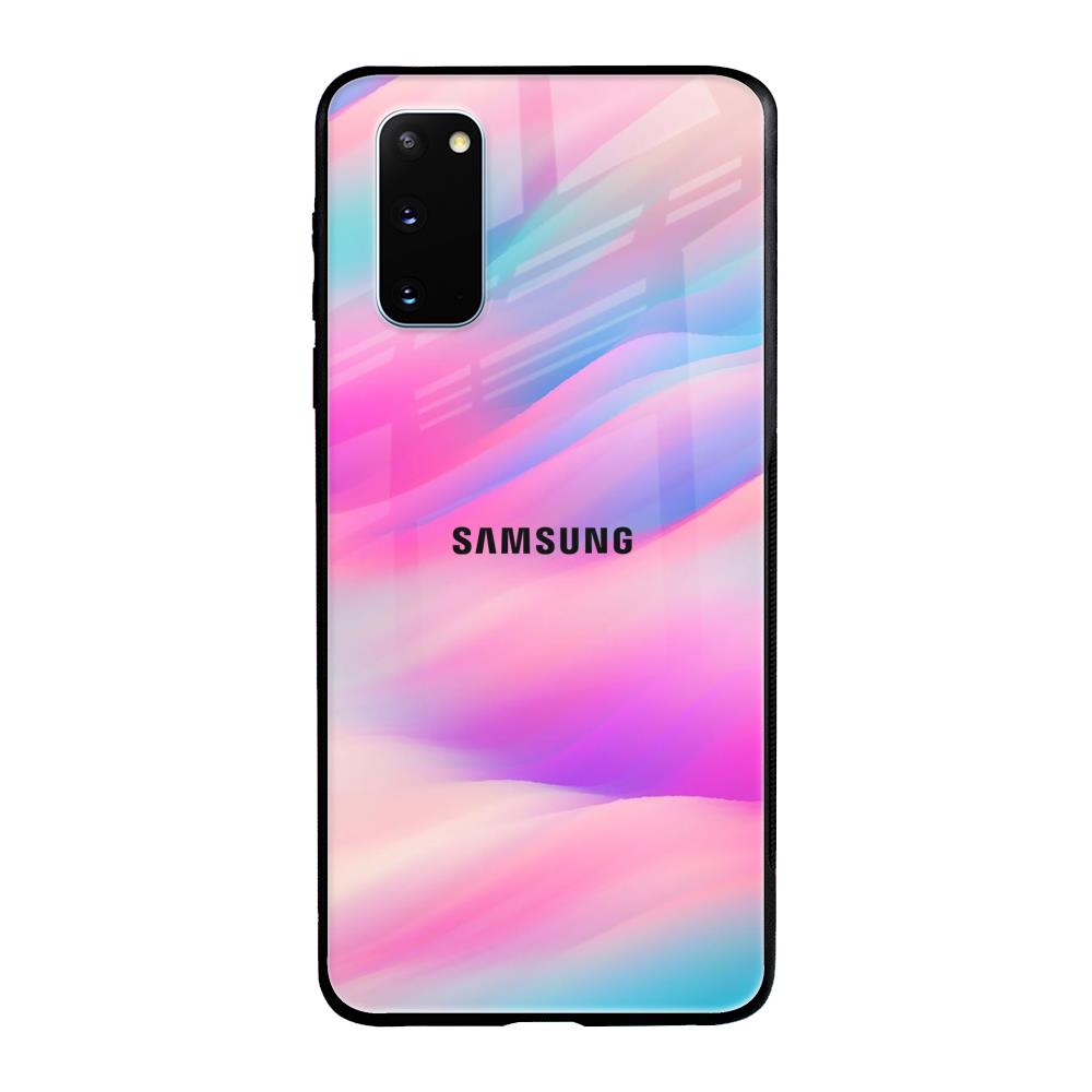 Colorful Waves Samsung Galaxy S20 Glass Cases & Covers Online