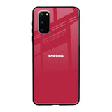 Solo Maroon Samsung Galaxy S20 Glass Back Cover Online