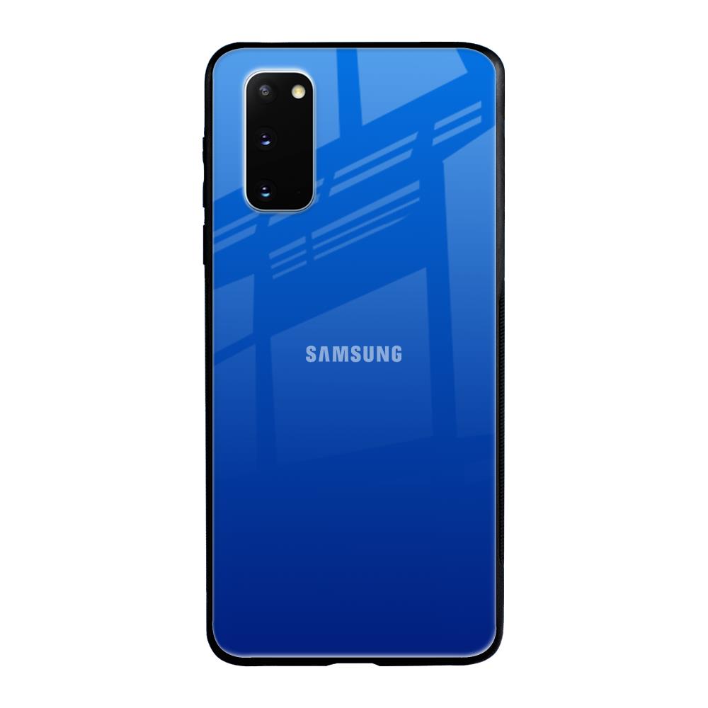 Egyptian Blue Samsung Galaxy S20 Glass Back Cover Online