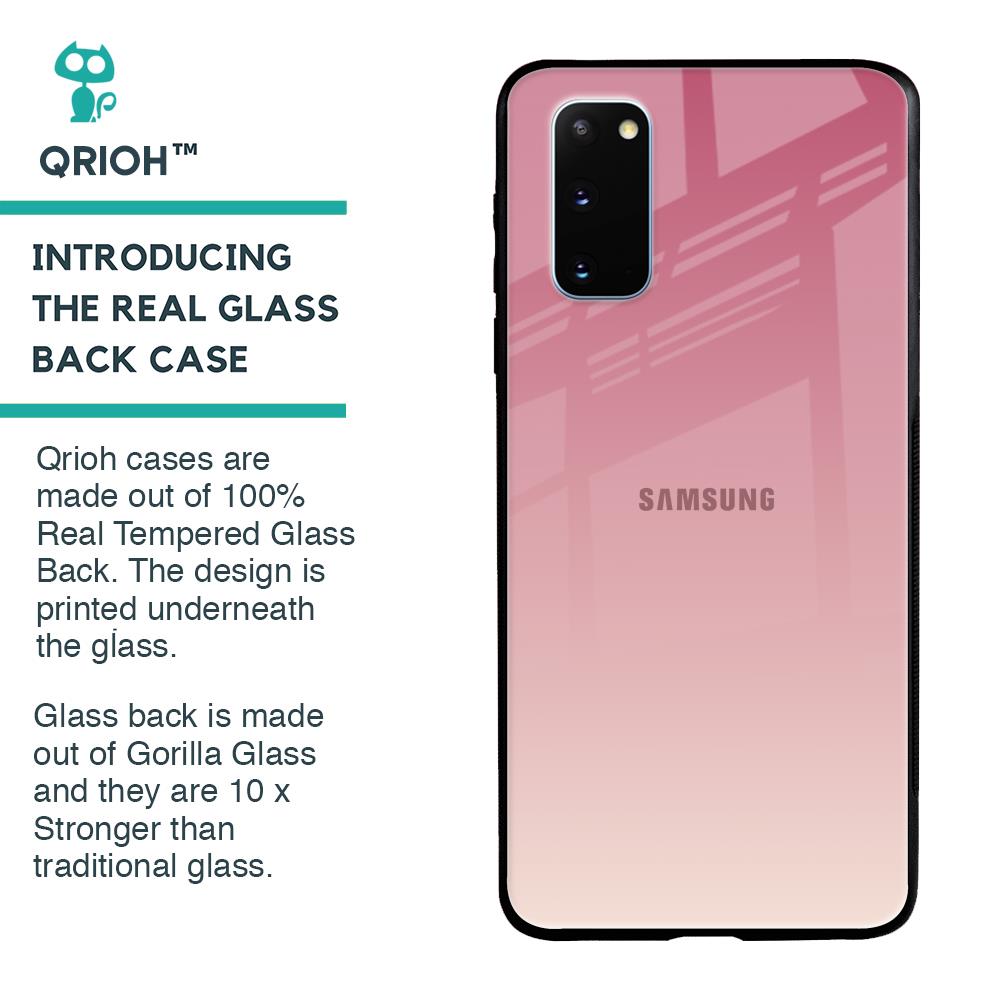 Blooming Pink Glass Case for Samsung Galaxy S20
