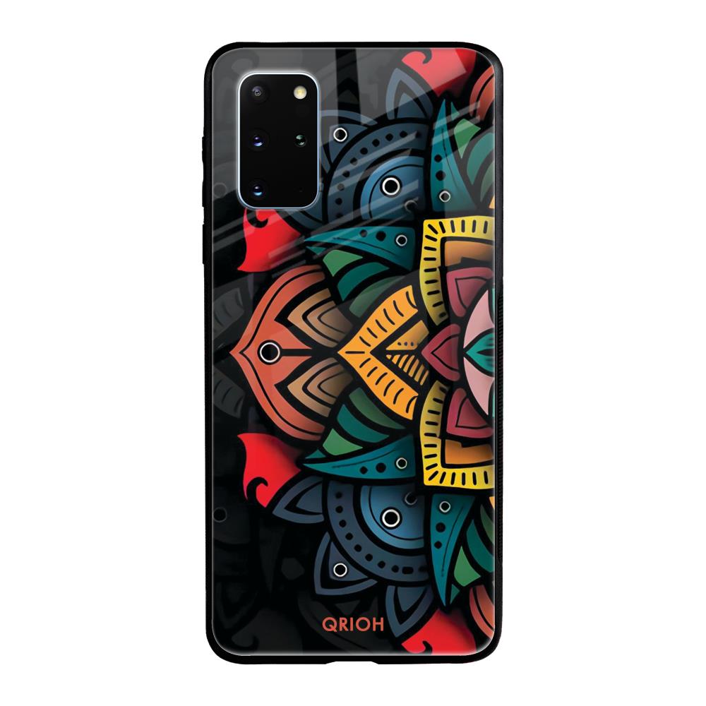 Retro Gorgeous Flower Samsung Galaxy S20 Plus Glass Back Cover Online
