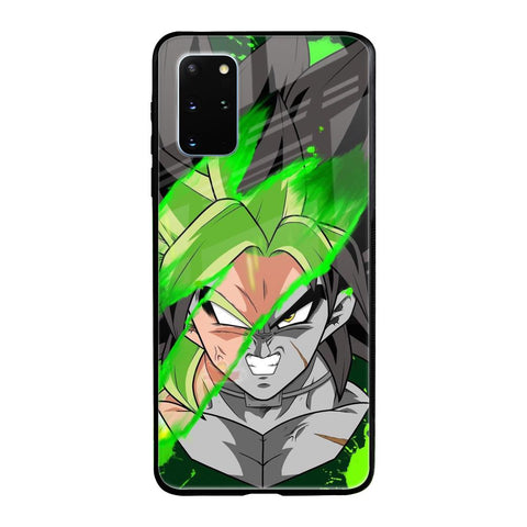 Anime Green Splash Samsung Galaxy S20 Plus Glass Back Cover Online