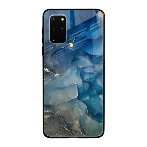 Blue Cool Marble Samsung Galaxy S20 Plus Glass Back Cover Online
