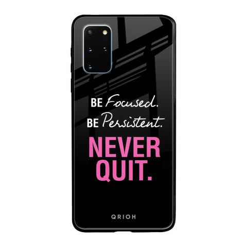 Be Focused Samsung Galaxy S20 Plus Glass Back Cover Online