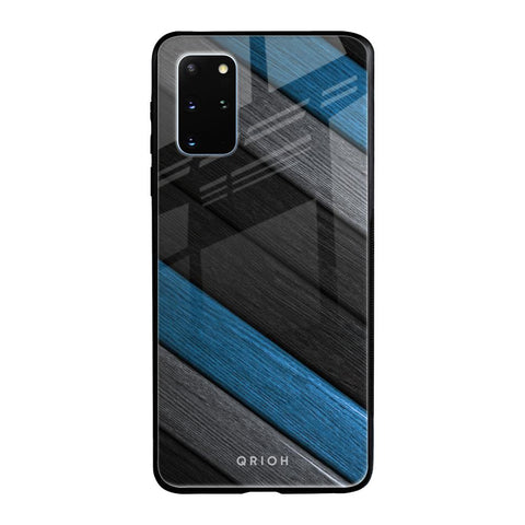 Multicolor Wooden Effect Samsung Galaxy S20 Plus Glass Back Cover Online