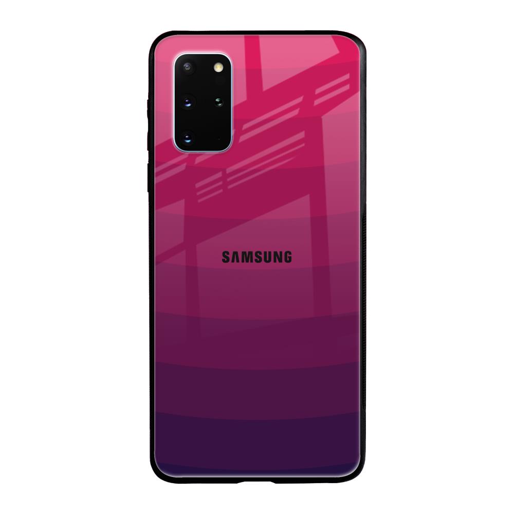 Wavy Pink Pattern Samsung Galaxy S20 Plus Glass Back Cover Online
