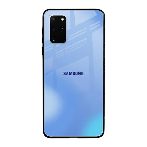 Vibrant Blue Texture Samsung Galaxy S20 Plus Glass Back Cover Online