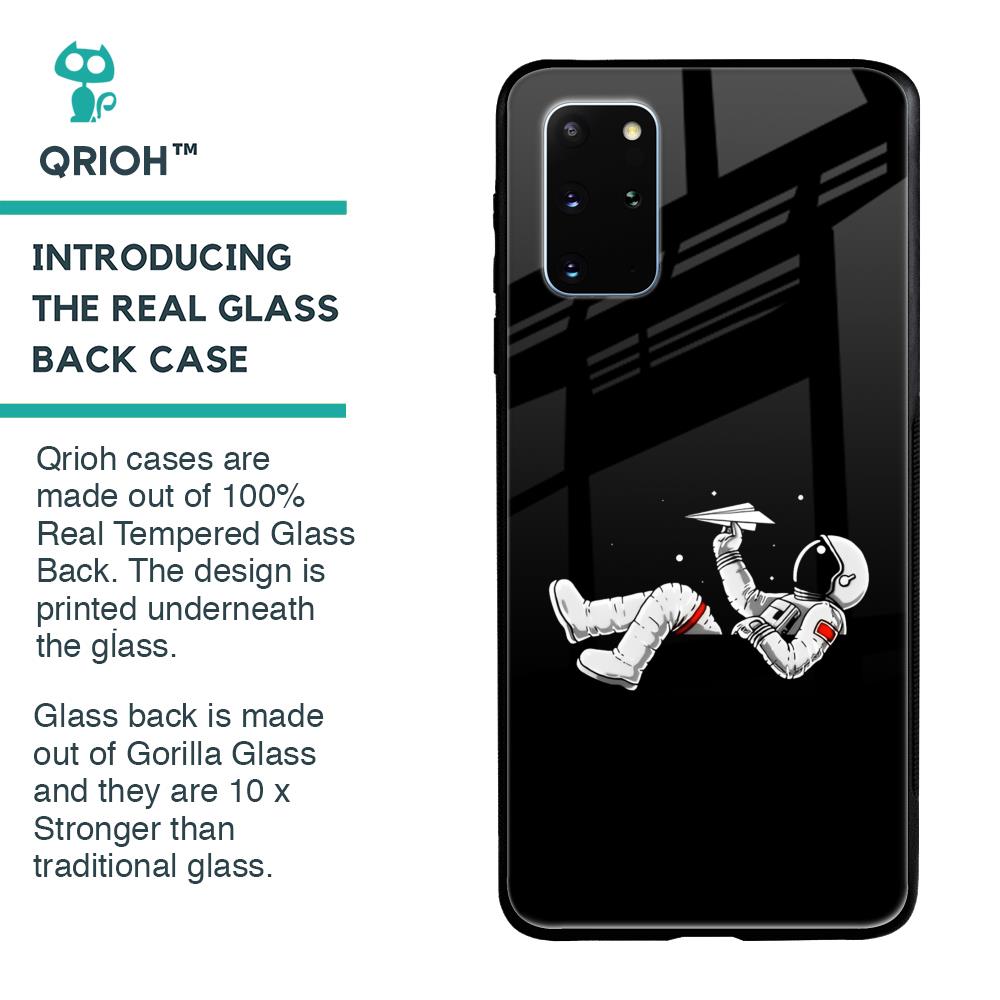 Space Traveller Glass Case for Samsung Galaxy S20 Plus