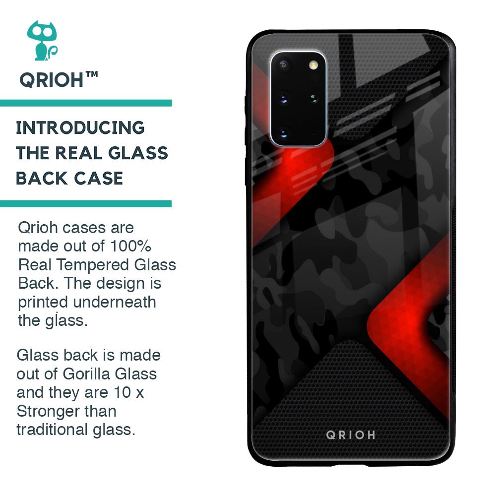 Modern Camo Abstract Glass Case for Samsung Galaxy S20 Plus