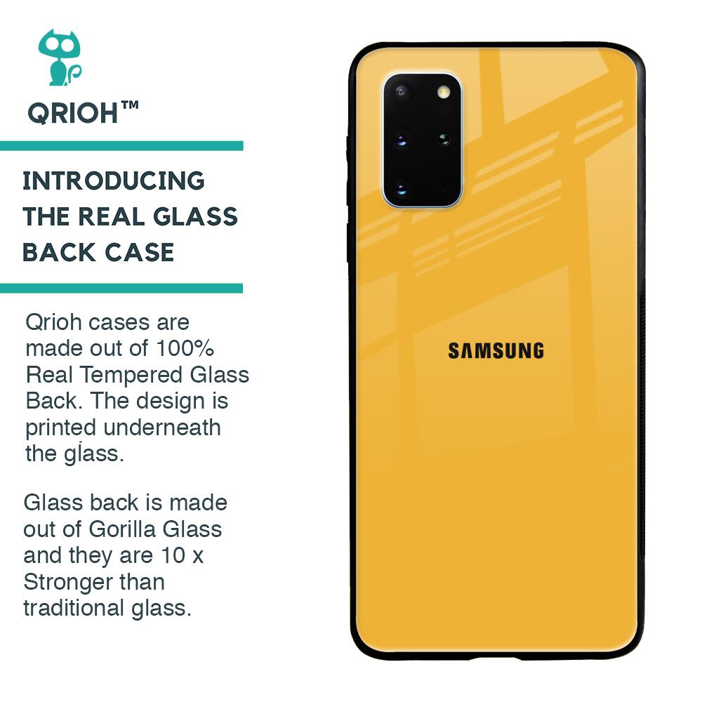 Fluorescent Yellow Glass case for Samsung Galaxy S20 Plus