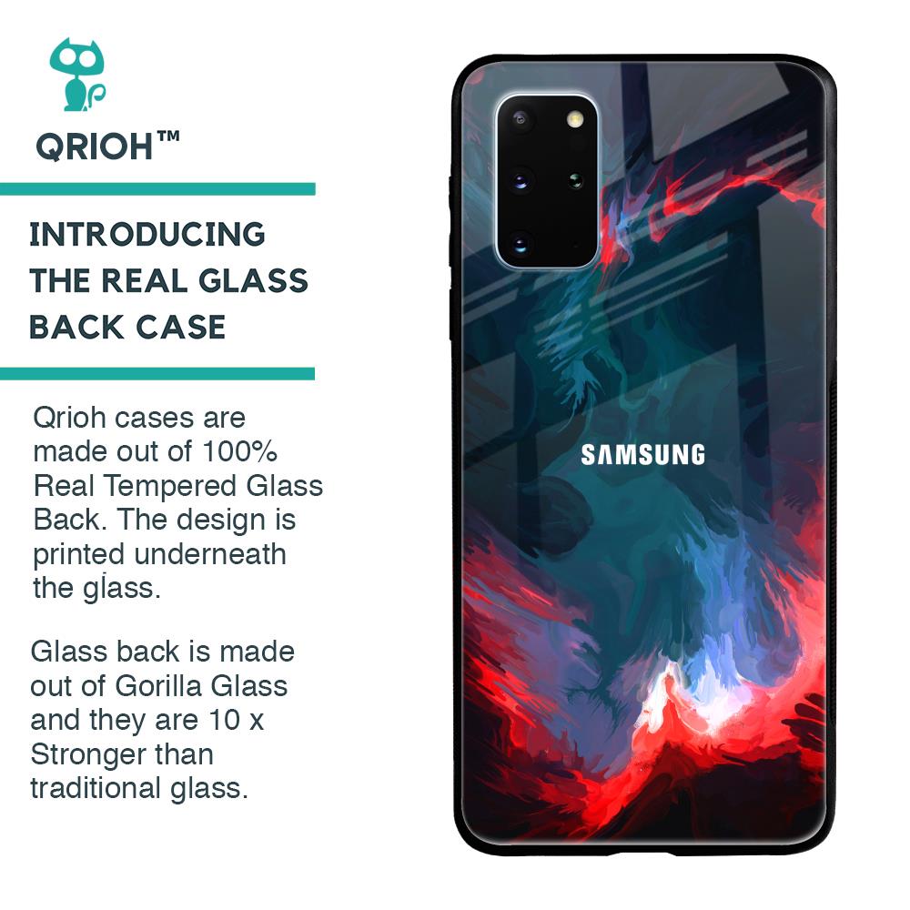 Brush Art Glass Case For Samsung Galaxy S20 Plus
