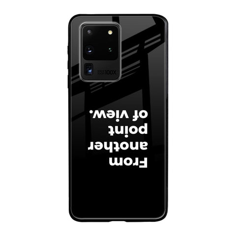 Motivation Samsung Galaxy S20 Ultra Glass Back Cover Online