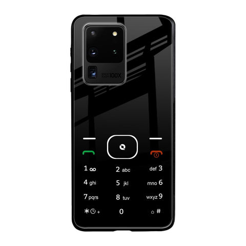 Classic Keypad Pattern Samsung Galaxy S20 Ultra Glass Back Cover Online