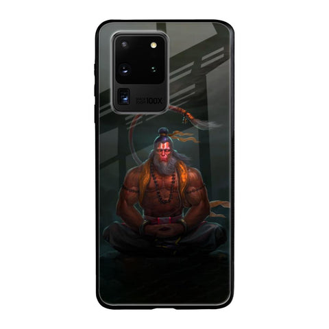 Lord Hanuman Animated Samsung Galaxy S20 Ultra Glass Back Cover Online