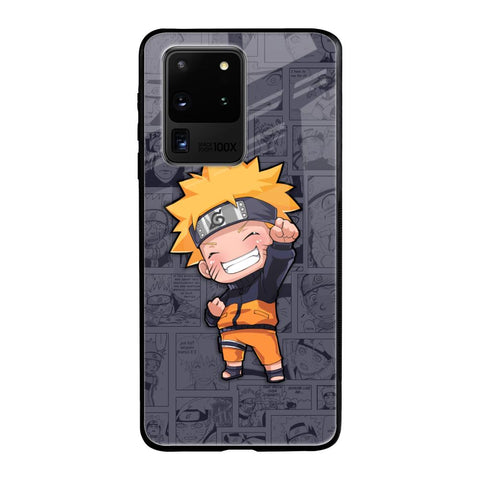 Orange Chubby Samsung Galaxy S20 Ultra Glass Back Cover Online