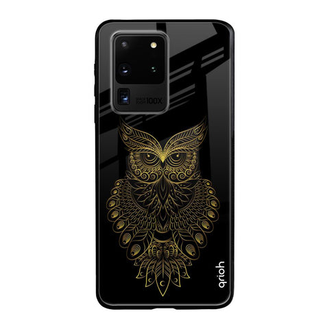 Golden Owl Samsung Galaxy S20 Ultra Glass Back Cover Online