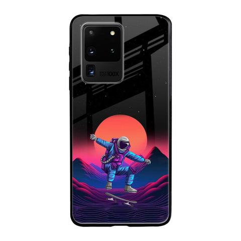 Retro Astronaut Samsung Galaxy S20 Ultra Glass Back Cover Online