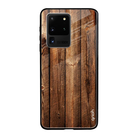 Timber Printed Samsung Galaxy S20 Ultra Glass Back Cover Online