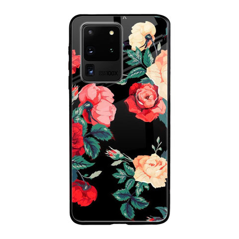 Floral Bunch Samsung Galaxy S20 Ultra Glass Back Cover Online