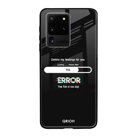 Error Samsung Galaxy S20 Ultra Glass Back Cover Online