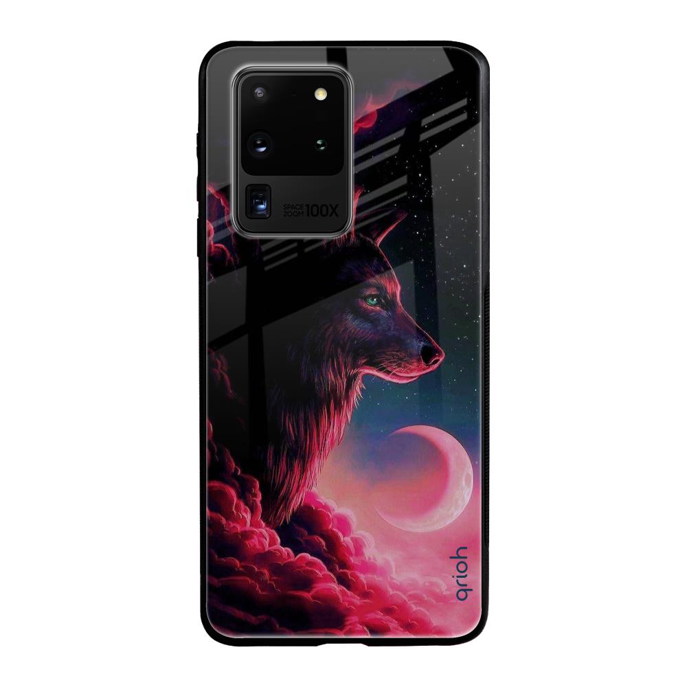 Moon Wolf Samsung Galaxy S20 Ultra Glass Back Cover Online