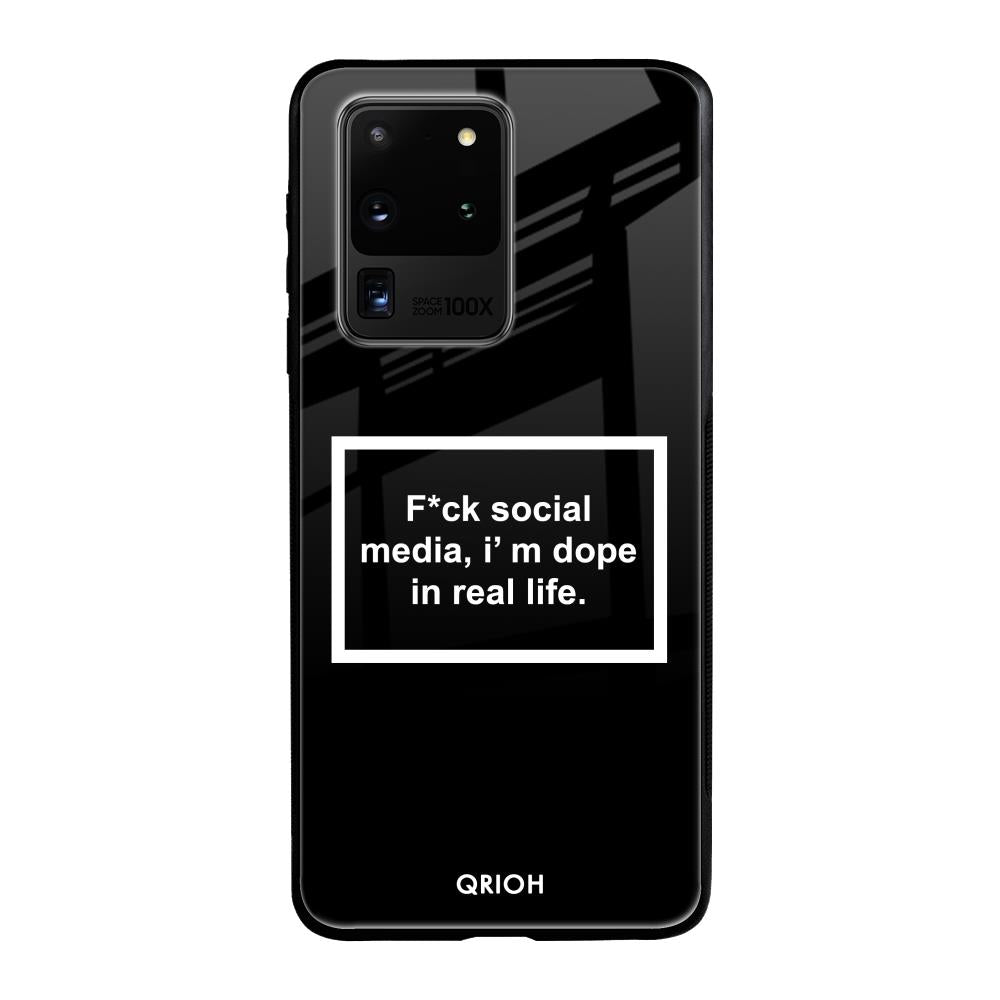 Dope In Life Samsung Galaxy S20 Ultra Glass Back Cover Online