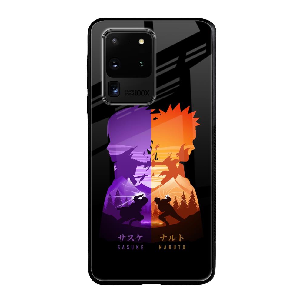 Minimalist Anime Samsung Galaxy S20 Ultra Glass Back Cover Online