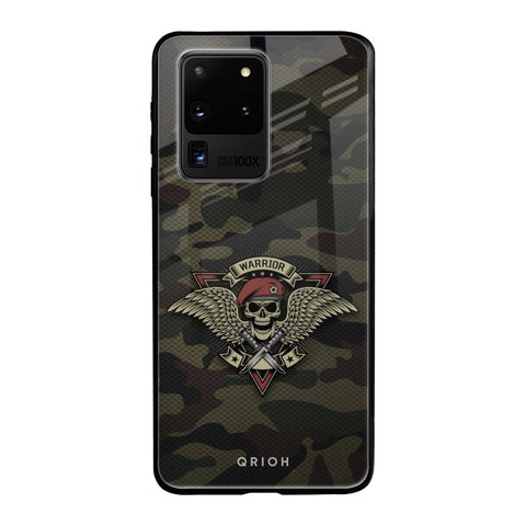 Army Warrior Samsung Galaxy S20 Ultra Glass Back Cover Online