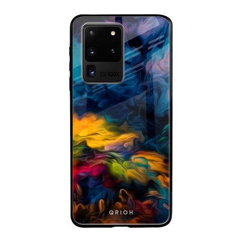 Multicolor Oil Painting Samsung Galaxy S20 Ultra Glass Back Cover Online