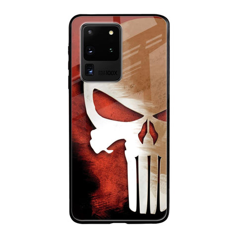Red Skull Samsung Galaxy S20 Ultra Glass Back Cover Online