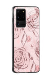 Shimmer Roses Glass case for Samsung Galaxy S20 Ultra
