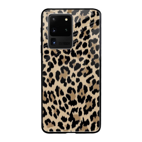 Leopard Seamless Samsung Galaxy S20 Ultra Glass Cases & Covers Online