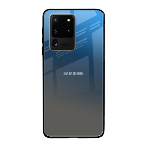 Blue Grey Ombre Samsung Galaxy S20 Ultra Glass Back Cover Online