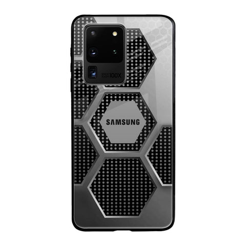 Hexagon Style Samsung Galaxy S20 Ultra Glass Back Cover Online