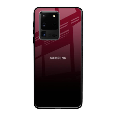 Wine Red Samsung Galaxy S20 Ultra Glass Back Cover Online
