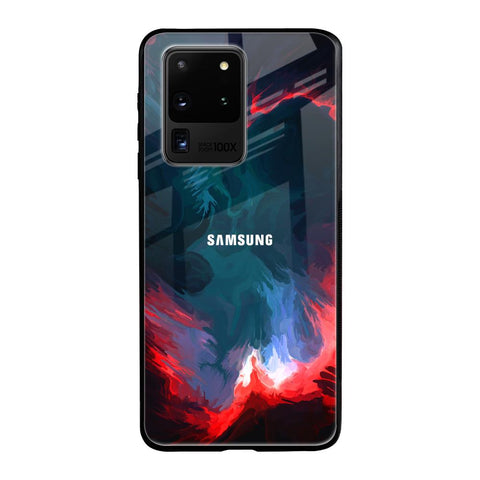 Brush Art Samsung Galaxy S20 Ultra Glass Back Cover Online