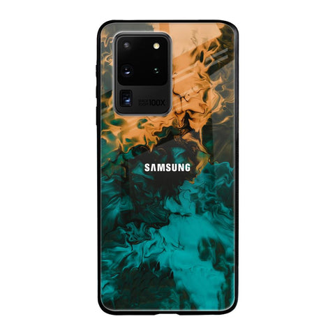 Watercolor Wave Samsung Galaxy S20 Ultra Glass Back Cover Online
