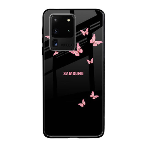 Fly Butterfly Samsung Galaxy S20 Ultra Glass Back Cover Online