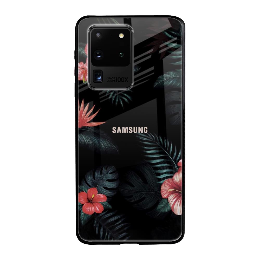 Tropical Art Flower Samsung Galaxy S20 Ultra Glass Back Cover Online