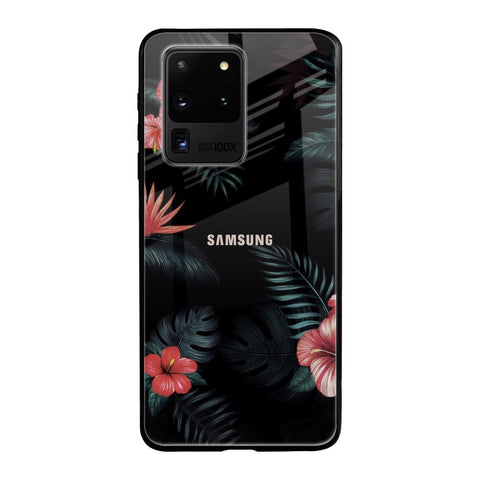 Tropical Art Flower Samsung Galaxy S20 Ultra Glass Back Cover Online