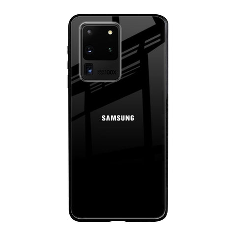 Jet Black Samsung Galaxy S20 Ultra Glass Back Cover Online