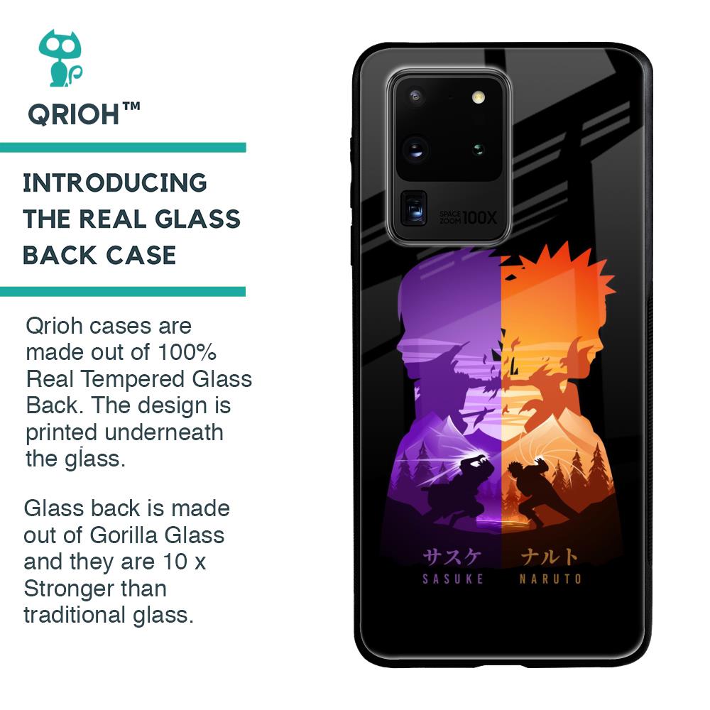 Minimalist Anime Glass Case for Samsung Galaxy S20 Ultra