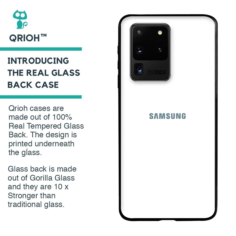 Arctic White Glass Case for Samsung Galaxy S20 Ultra
