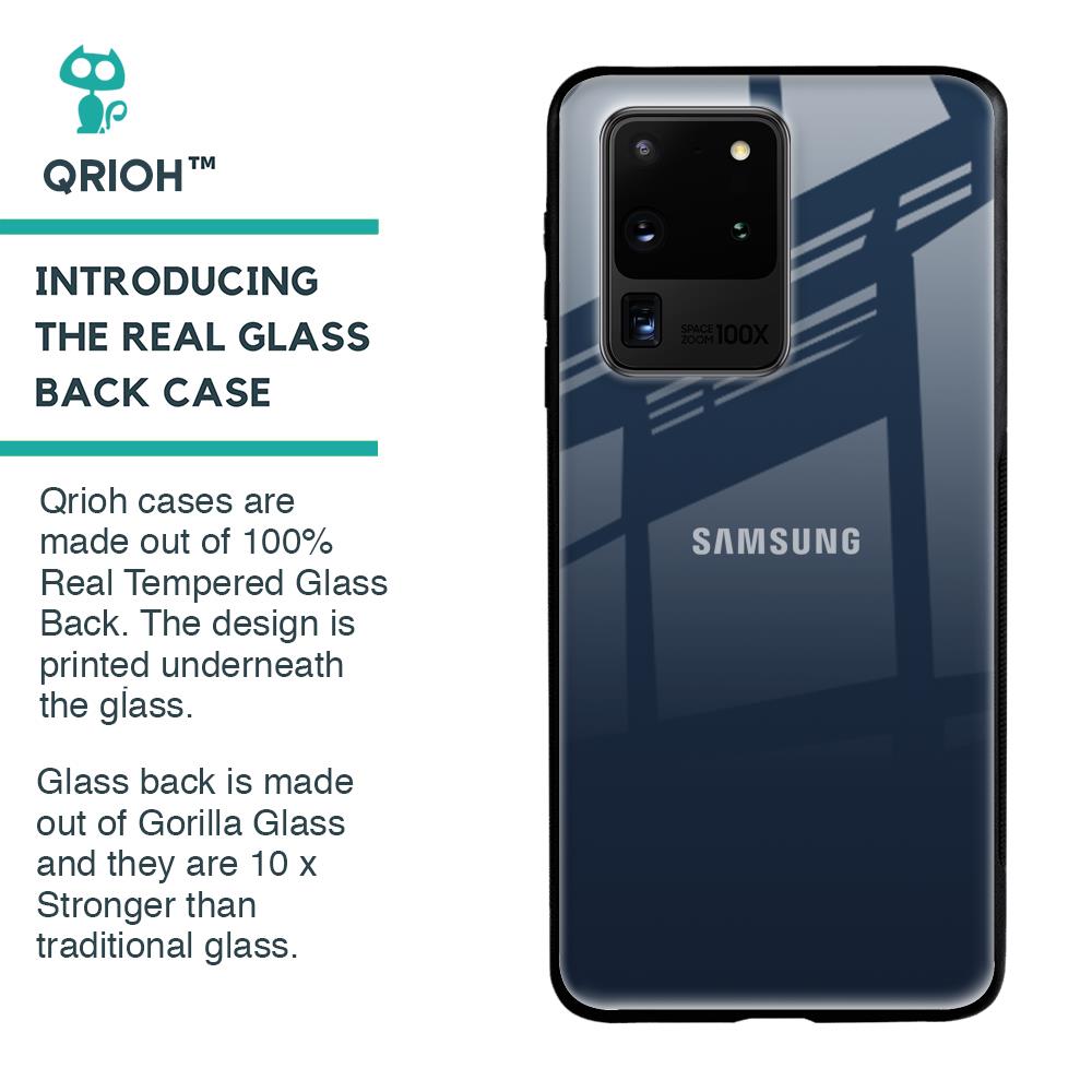 Overshadow Blue Glass Case For Samsung Galaxy S20 Ultra