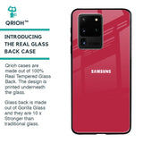 Solo Maroon Glass case for Samsung Galaxy S20 Ultra
