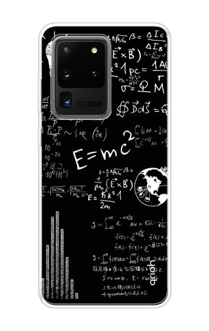 Equation Doodle Samsung Galaxy S20 Ultra Back Cover