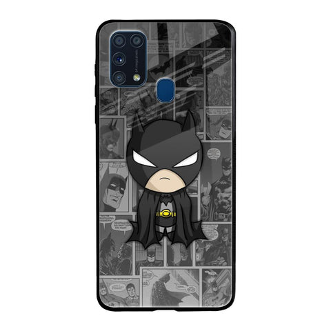 Cartoon Art Samsung Galaxy M31 Glass Back Cover Online