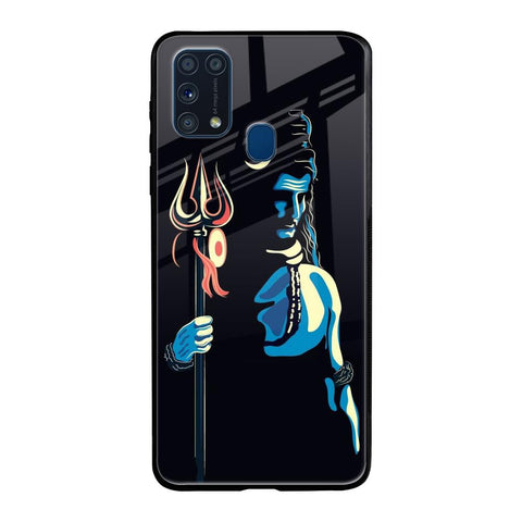 Mahakal Samsung Galaxy M31 Glass Back Cover Online